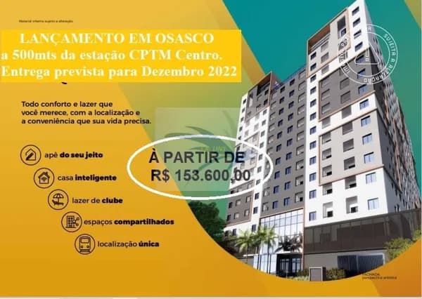 Lançamento de aptos em Osasco