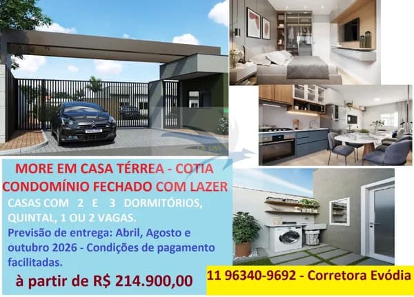 Casas térreas em construção, Cotia,SP