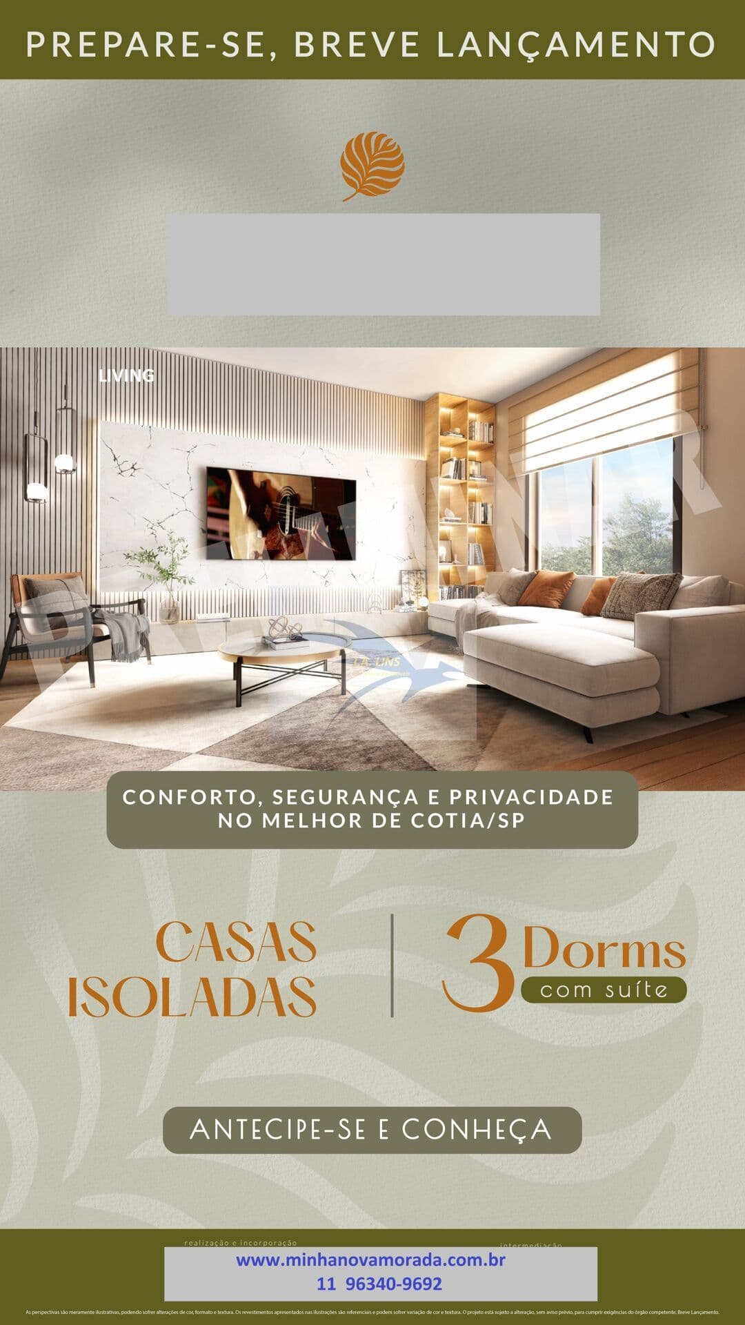 CASAS ISOLADAS EM CONDOMÍNIO