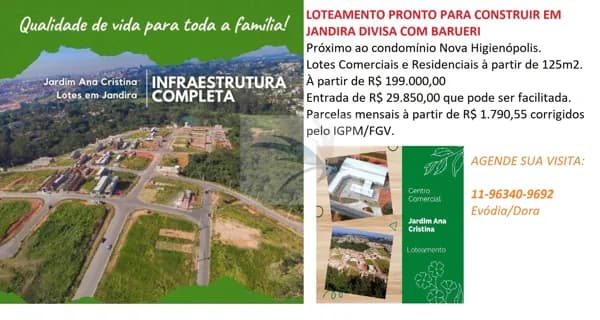 Terrenos em loteamento