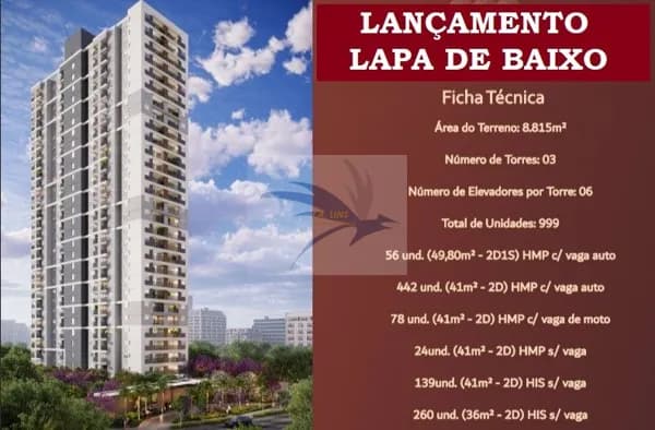 LANÇAMENTO LAPA DE BAIXO
