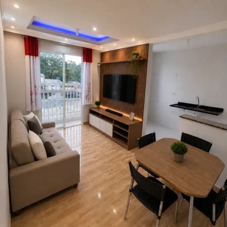 Apartamento 44m² / Pronto pra Morar / Elevador / Aceita Financiamento / Lazer.