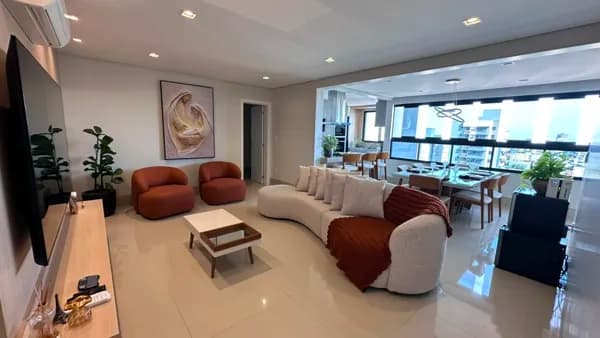 💠 Apartamento Alto padrão todo mobiliado, com eletrodomésticos e área de lazer completa.