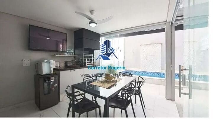 Sobrado com Piscina, Área gourmet. Planejados, Finíssimo Acabamento, 02 vagas por R$ 849 mil à venda em Santo André/SP