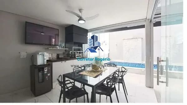 Sobrado com Piscina, Área gourmet. Planejados, Finíssimo Acabamento, 02 vagas por R$ 849 mil à venda em Santo André/SP