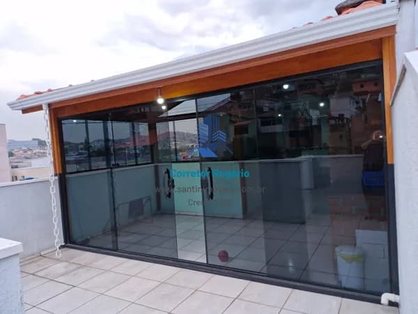 Cobertura com 02 quartos, 02 Banheiros, Planejados, Área gourmet, Vaga Por Apenas :R$ 387 mil à venda em Santo André/SP
