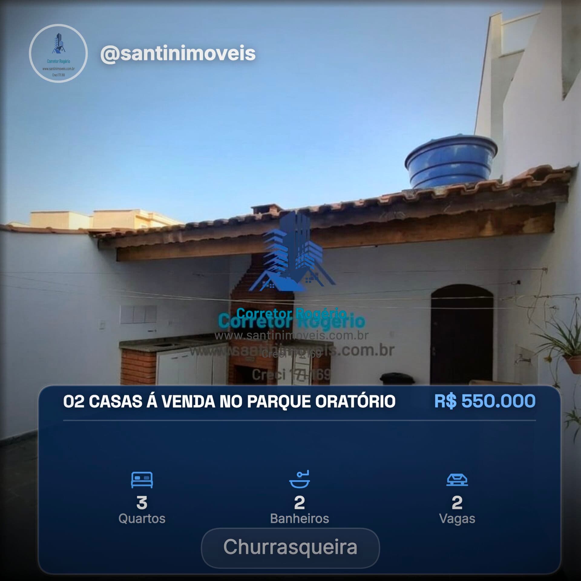 02 Casas com total de 03 quartos, 02 Banheiros,02 Salas, 02 Cozinhas, Quinta, 02 vagas à venda em Santo André/SP