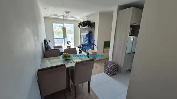 Apartamento Mobiliado com 02 quartos, sacada, fino acabamento, lazer, vaga por : R$ 350 mil à venda em Santo André/SP
