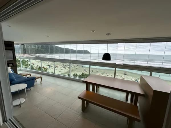 Apartamento Alto Padrão Canto do Forte Residencial Costa do Mar 189m2 com 3 suites 3 vagas FRENTE MAR