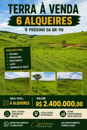 Fazenda/Sítios/Chácaras em Imbé de Minas - Centro