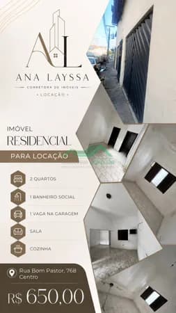 Imóvel residencial Rua Bom Pastor