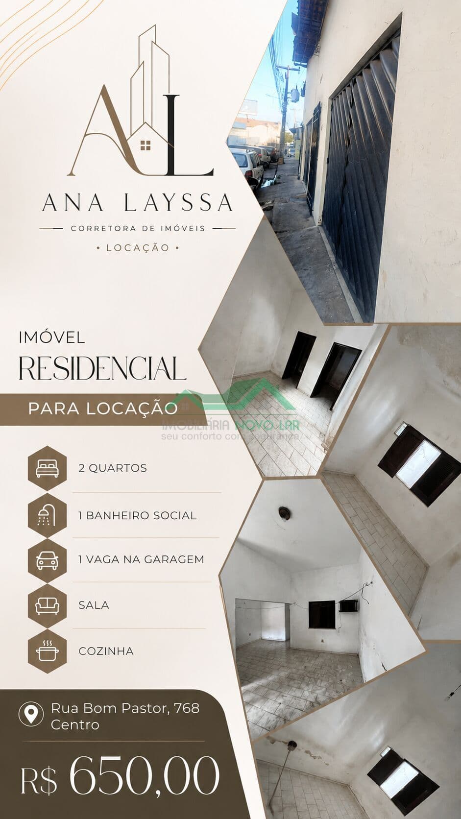 Imóvel residencial Rua Bom Pastor
