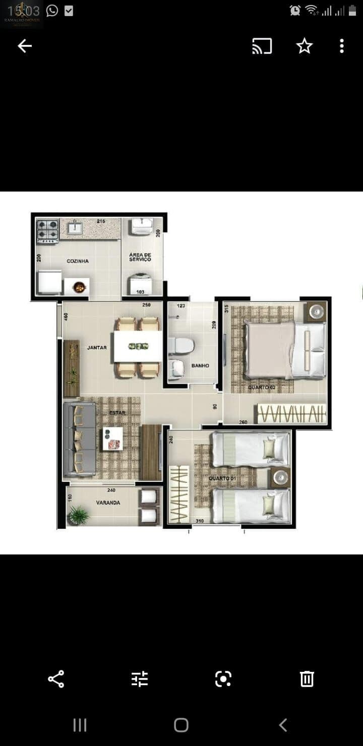 Apartamento em Santa Luzia - Nossa Senhora das Graças