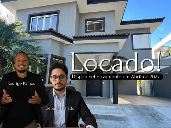 Casa Alto Padrão Para Locação, Dentro do Condomínio Aruã EcoPark