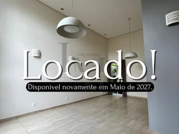 Casa Alto Padrão Para Locação, Dentro do Condomínio Aruã