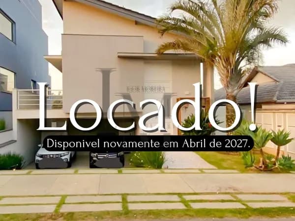 Casa Alto Padrão Para Locação, Dentro do Condomínio Aruã EcoPark