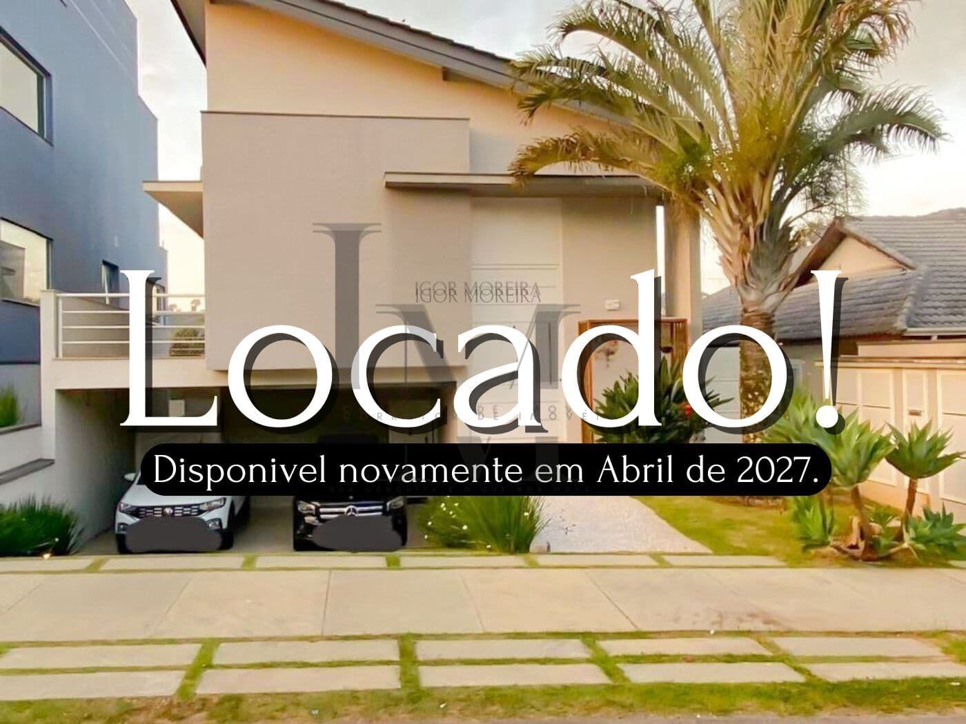 Casa Alto Padrão Para Locação, Dentro do Condomínio Aruã EcoPark