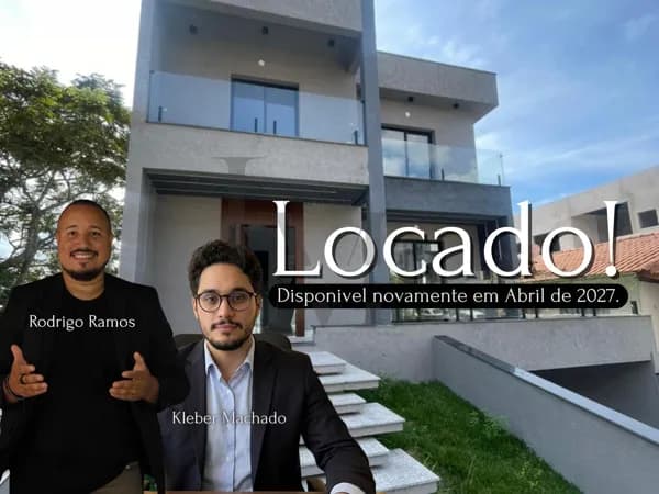 Casa Alto Padrão Para Locação, Dentro do Condomínio Aruã