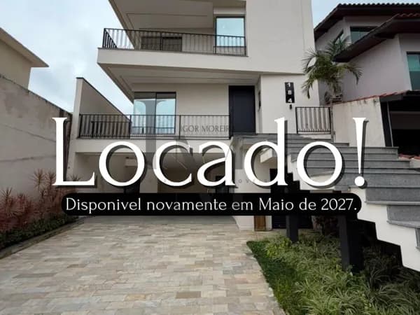 Casa Alto Padrão Para Locação, Dentro do Condomínio Aruã