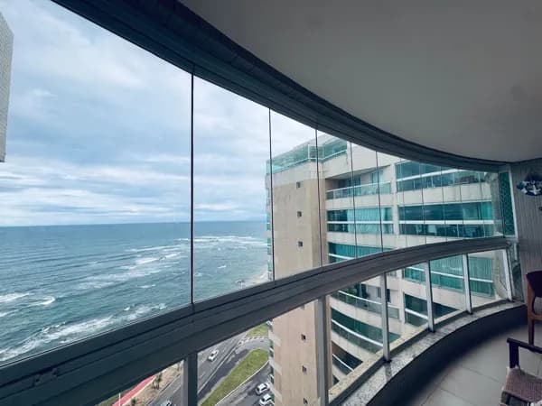 Apartamento 1/4 Mobiliado Com Varanda Goumet e Vista Mar -Pituba Privilege