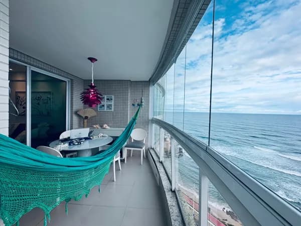 Apartamento 1/4 Mobiliado Com Varanda Goumet e Vista Mar -Pituba Privilege