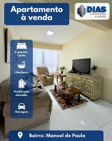 Apartamento em Conselheiro Lafaiete - Manoel de Paula