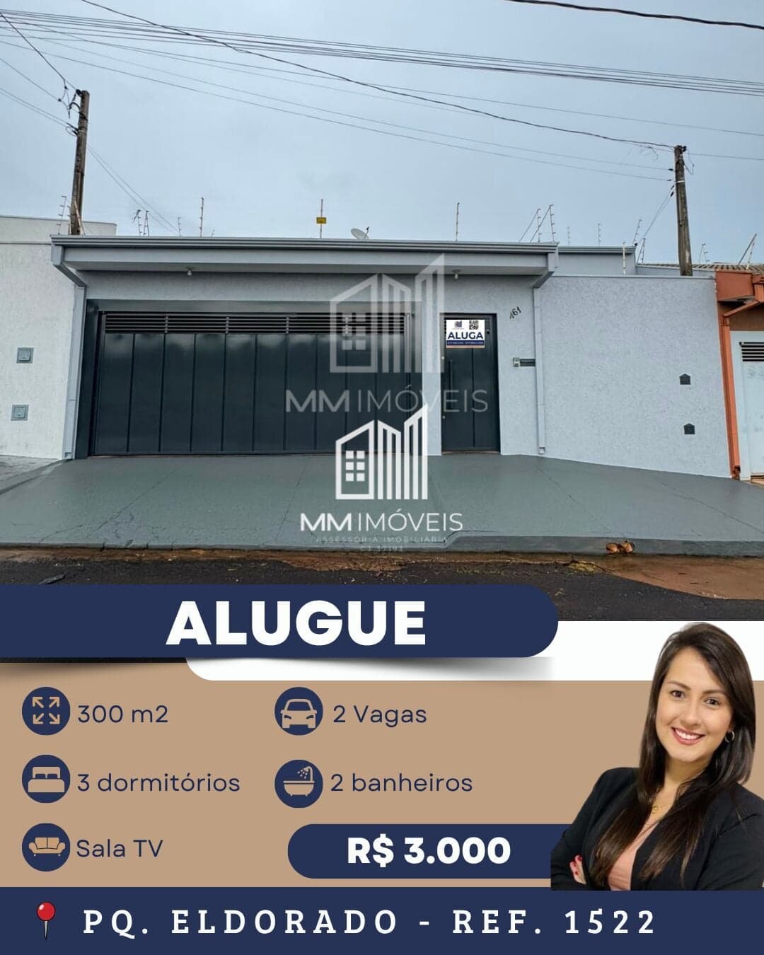 Casa para locação no Eldorado