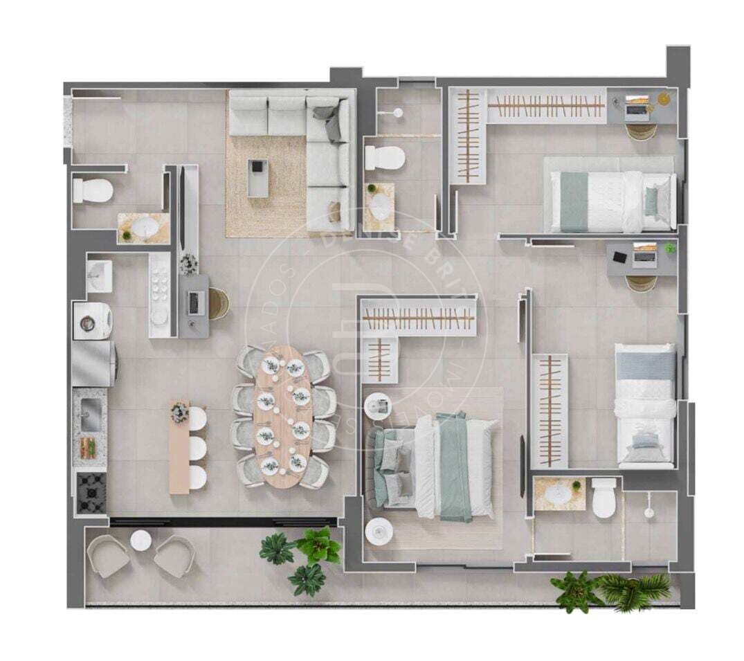 Apartamento à venda no Orby | 84 m² | 27º andar | Entrega prevista outubro 2026