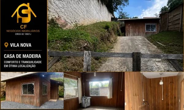 Casa Madeira em Vila Nova, Rio Negrinho/SC