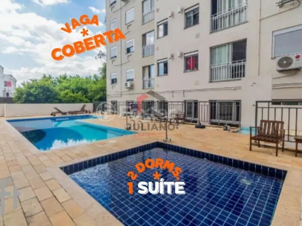 Apartamento 2 Dormitórios com Suíte e Vaga Coberta no Condomínio Quinta do Sol | Rua Tenente Ary Tarrago