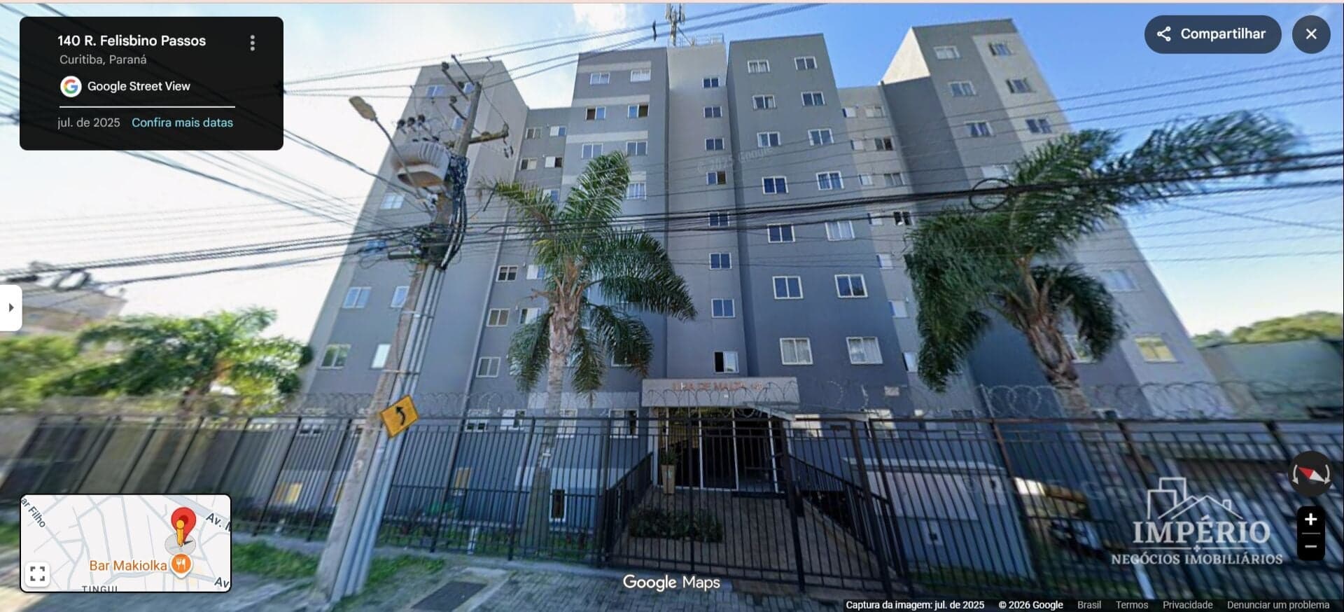APARTAMENTO MOBILIADO À VENDA NO TINGUI | 2 QUARTOS + VAGA DE GARAGEM