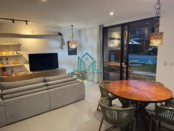 Apartamento Mobiliado com 2 Suítes , 73m² ,Varanda Gourmet à venda na beira mar de Tatuamunha - Alagoas