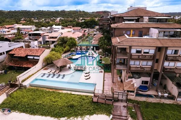 Apartamento Cobertura Nascente, 3 Qaurtos, 155m² com Piscina Privativa à Beira-Mar na Barra de São Miguel - Alagoas