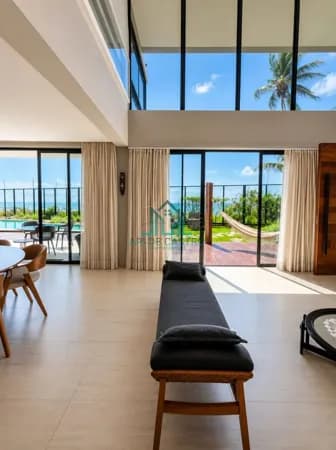 Casa à beira-mar, 395m², 4 Quartos, Elevador à venda em Condomínio - Praia de Garça Torta - Maceió Alagoas