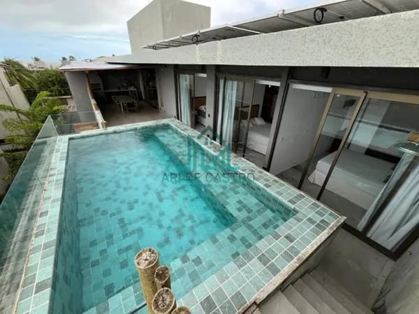 Apartamento Cobertura Mobiliada com Piscina Privativa, 155m², Varanda Gourmet, Energia Solar à venda na Praia do Marceneiro - Alagoas