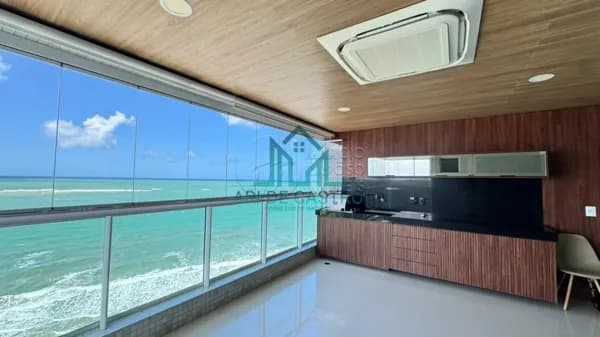 Apartamento Beira-Mar com 3 Suítes, 258m², Varanda Gourmet climatizada, 4 Vagas à venda em Maceió Alagoas