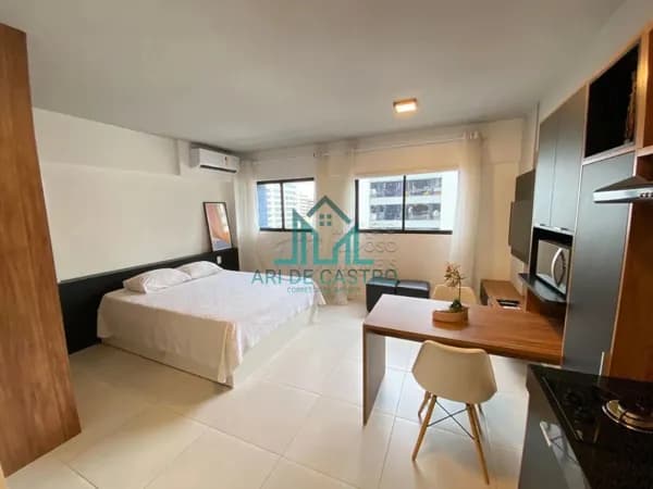 Studio Mobiliado no Edifício Time a 200m da Praia de Ponta Verde - Maceió Alagoas