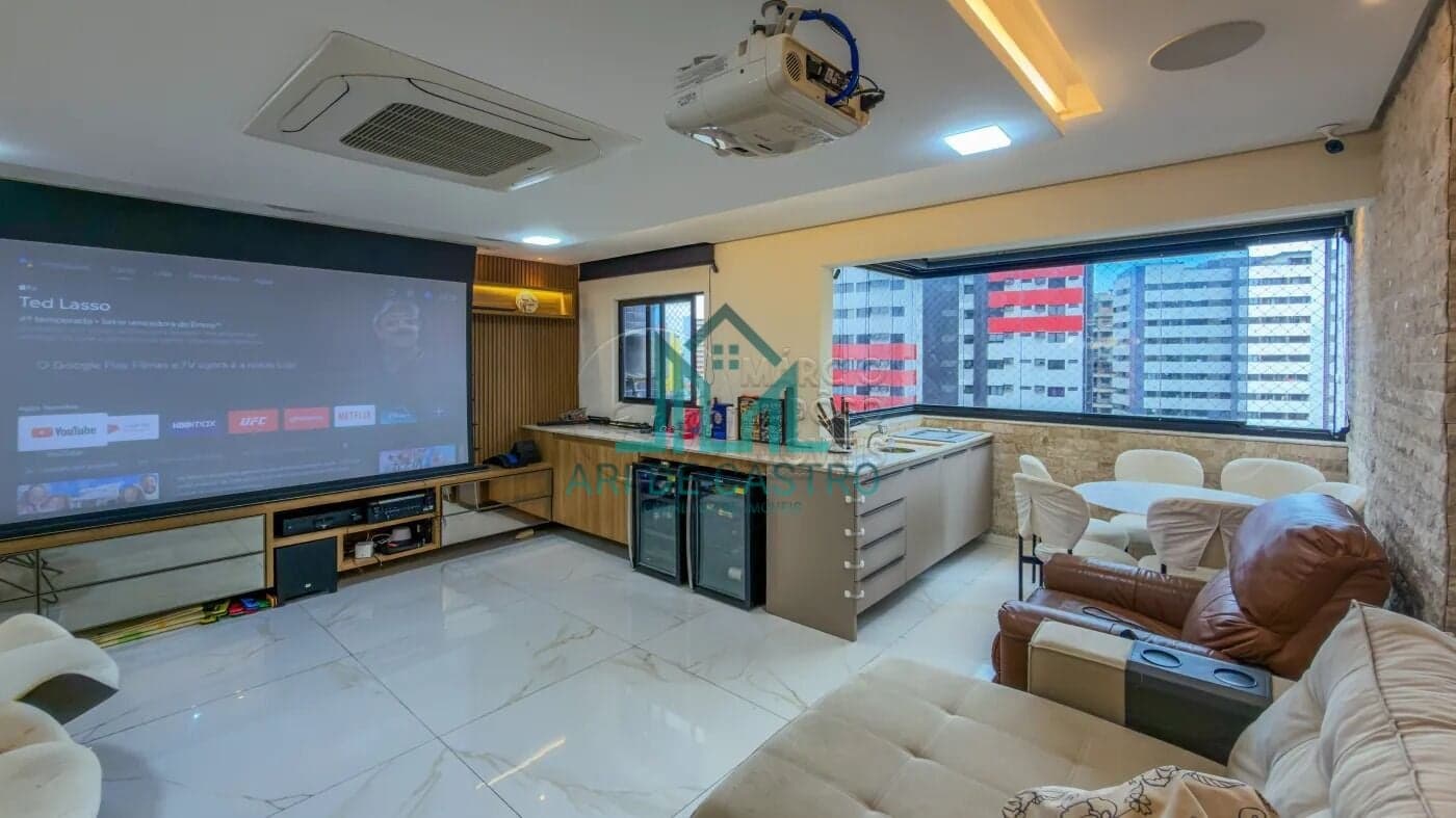 Apartamento 3 Suítes, 133m², Móveis Planejados, 3 Vagas à venda na Ponta Verde - Maceió Alagoas