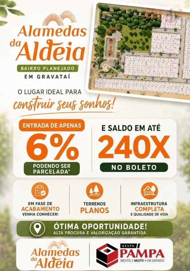 Terreno em Loteamento Parque dos Anjos em Gravataí