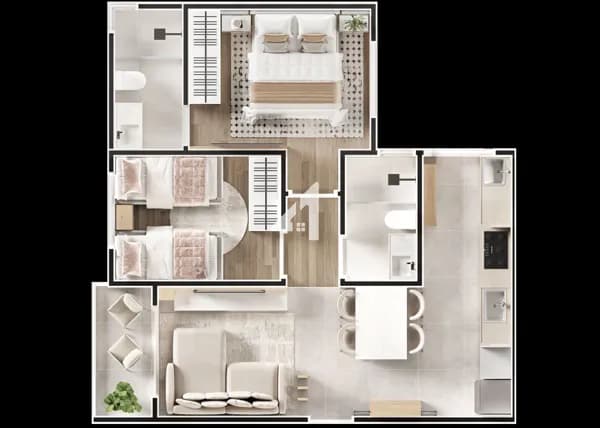 Apartamento em Apucarana - Jardim Aeroporto