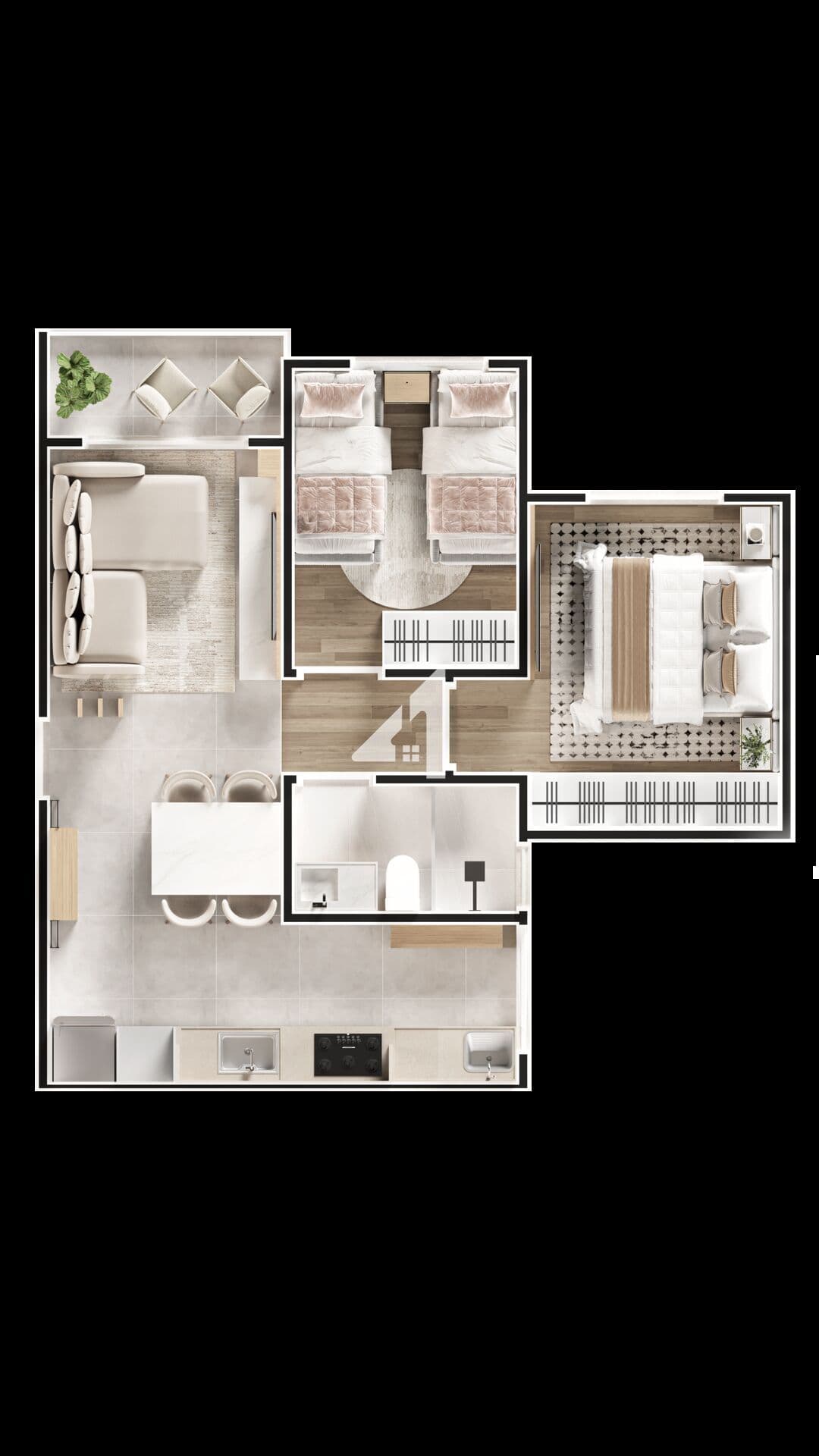 Apartamento em Apucarana - Jardim Aeroporto