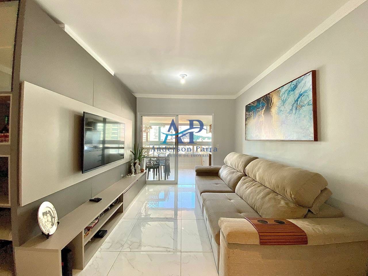 Apartamento na Guilhermina em Praia Grande com 3 Dormitórios