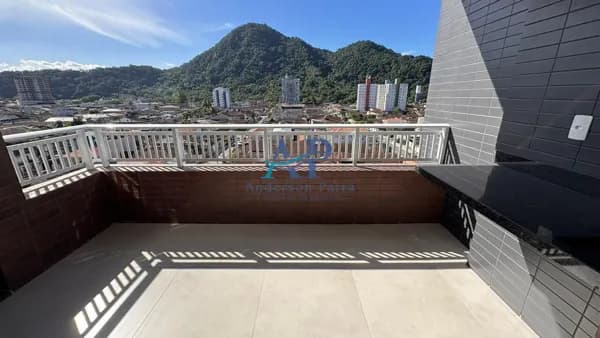 Apartamento no Canto do Forte em Praia Grande Novo com 2 Dormitórios