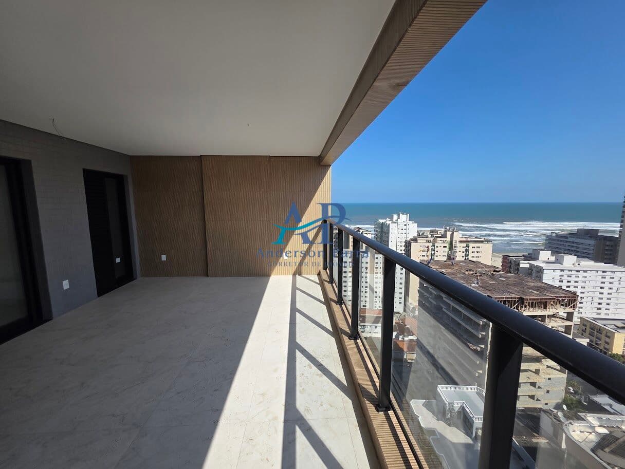 Apartamento em Praia Grande com 3 Dormitórios Vista Mar