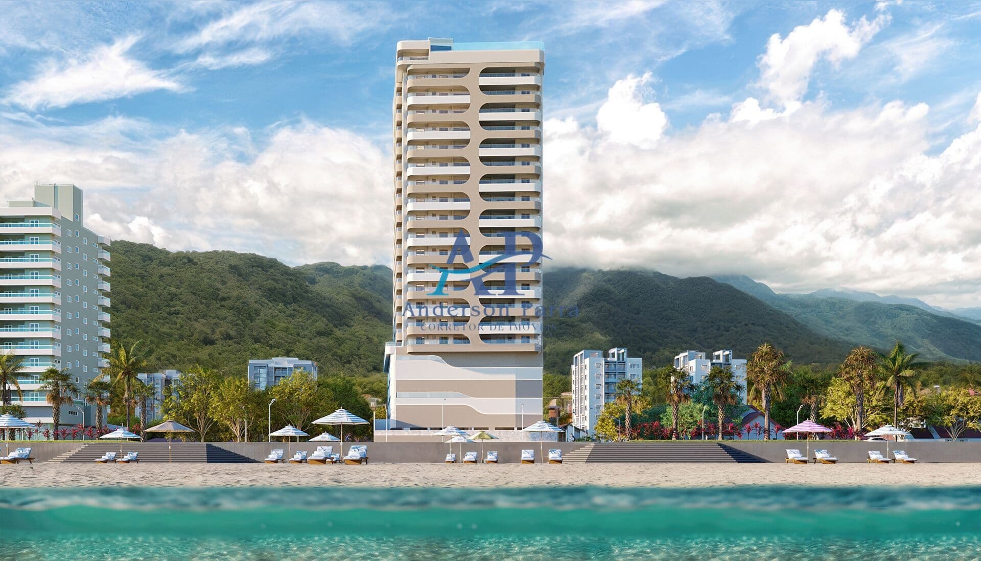 Apartamento Frente Mar na Aviação em Praia Grande