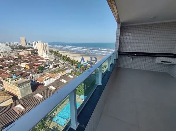 Apartamento Vista Mar em Praia Grande com 2 Dormitórios