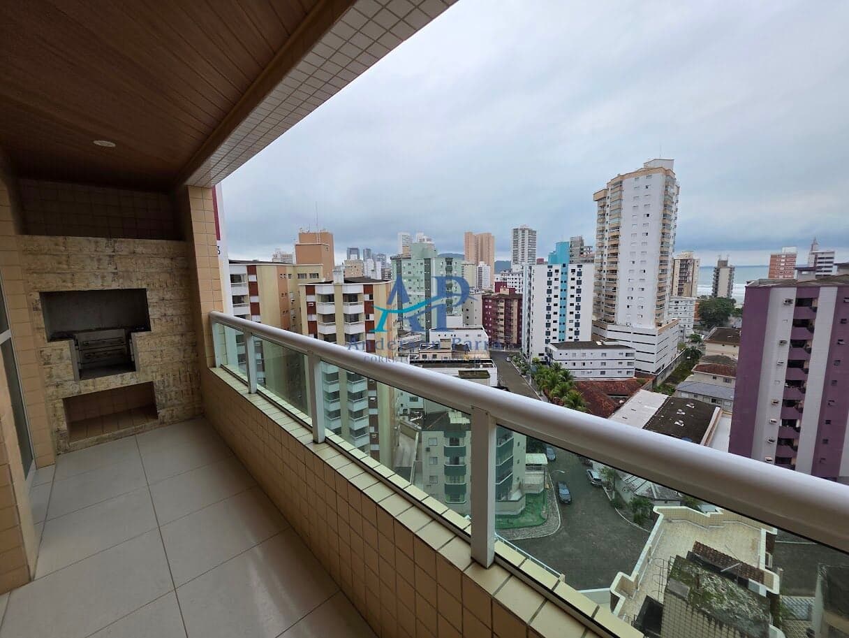 Apartamento Vista Mar na Guilhermina em Praia Grande com 2 Dormitórios