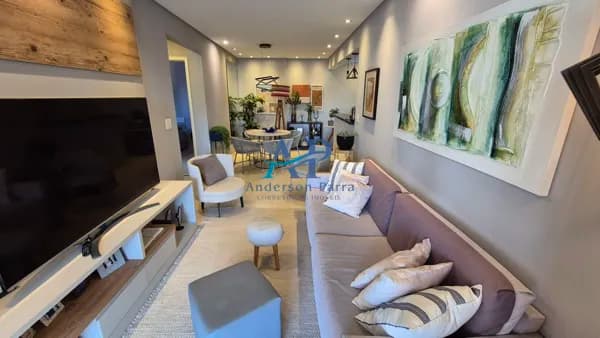 Apartamento na Aviação em Praia Grande com 2 Dormitórios Vista Mar