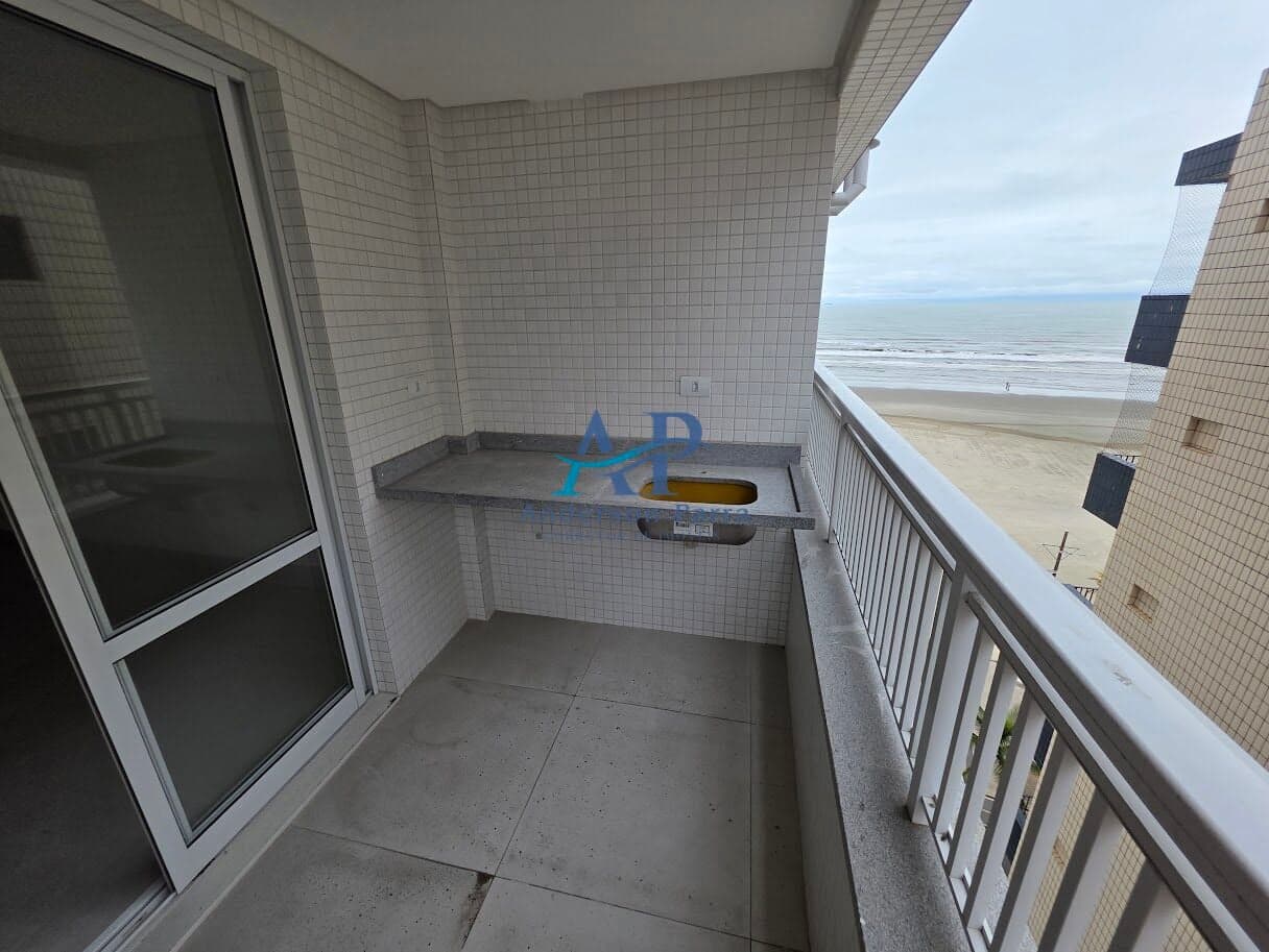 Apartamento na Guilhermina em Praia Grande com 2 Quartos Frente Mar
