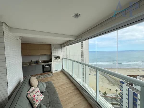 Apartamento no Boqueirão em Praia Grande Vista Mar